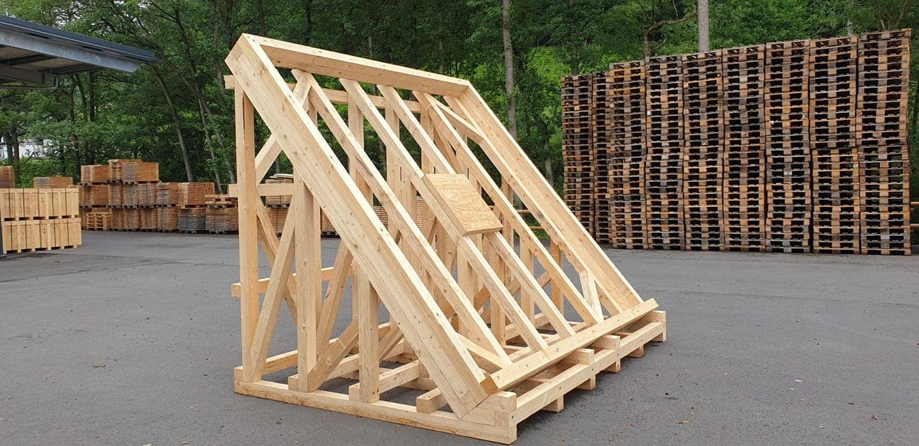Dreieckiger Transportbock als Sonderkonstruktion